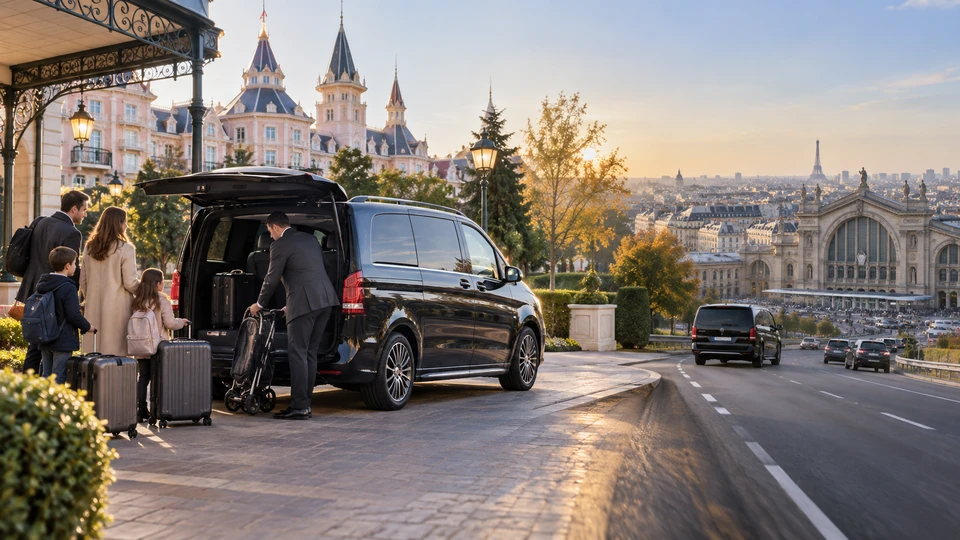 VIP Transfer from Disneyland Paris to Gare du Nord